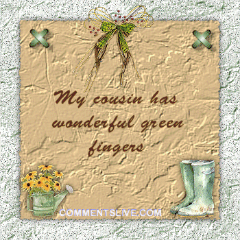 Cousin Green Fingers Picture