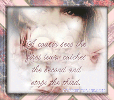 Cousin Sees First Tear Picture