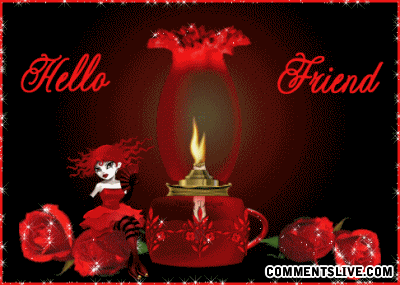 Hello Friend Red Light Picture
