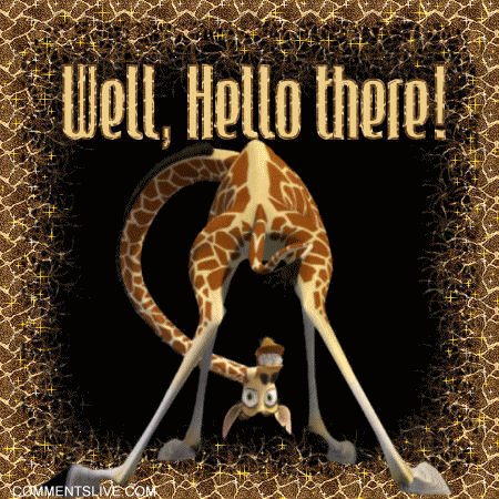 Well Hello Giraffe Picture