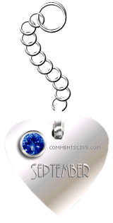 September Keychain Picture