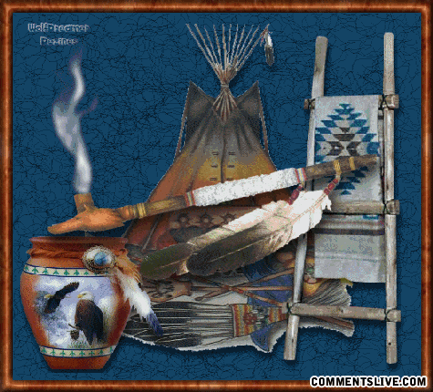 Teepee Peace Pipe Picture