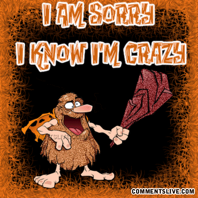 Sorry Crazy Picture