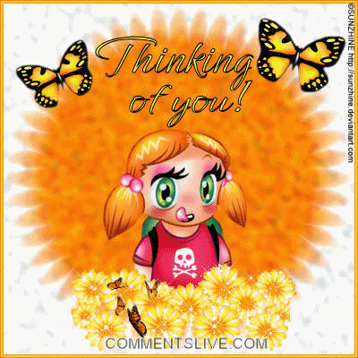 Thinking Of You Butterfly Picture