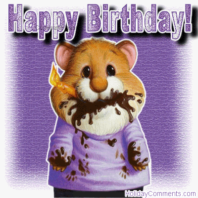 Messy Mouse Birthday Picture