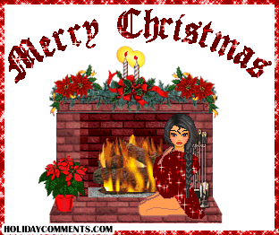 Christmas Doll Mantle Picture