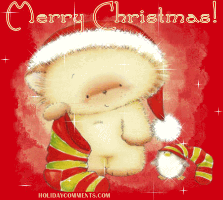 Merry Christmas Bear Picture