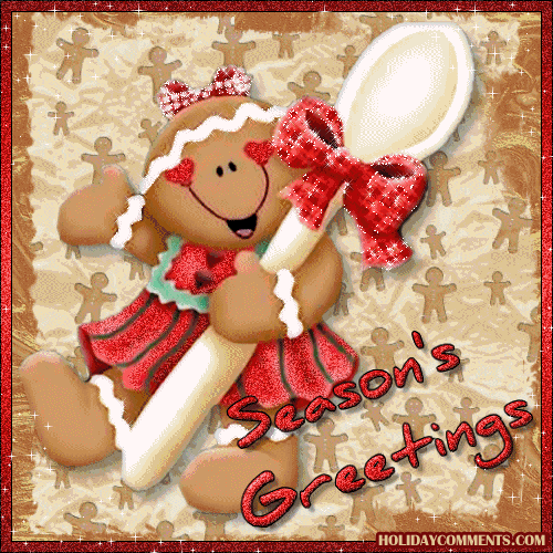 Seasons Greetings Ginger Picture