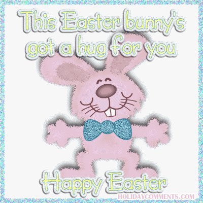 Bunny Hug Easter Picture
