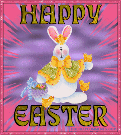 Easter Bunny Chicks Picture