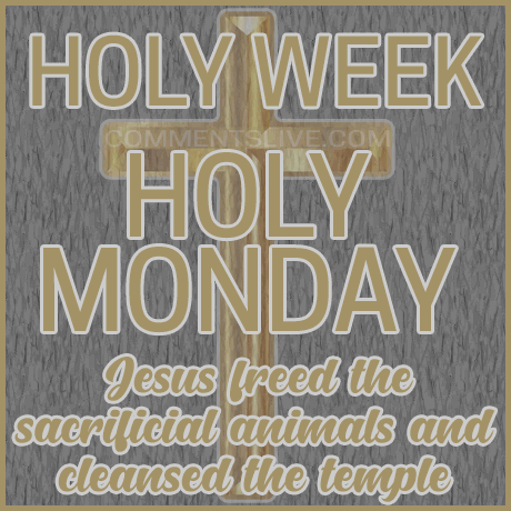 Holy Week Holy Monday Picture