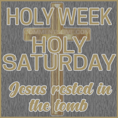 Holy Week Holy Saturday Picture