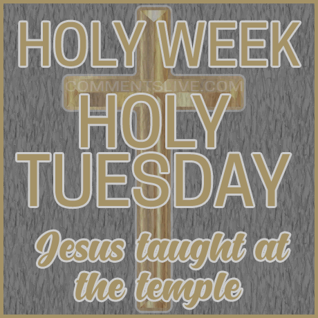 Holy Week Holy Tuesday Picture