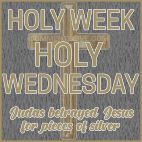 Holy Week Holy Wednesday Picture