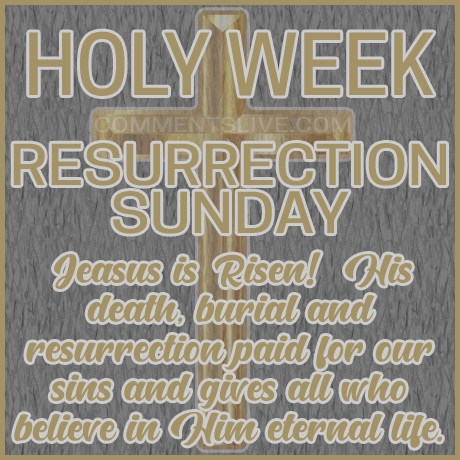 Holy Week Resurrection Sunday Picture