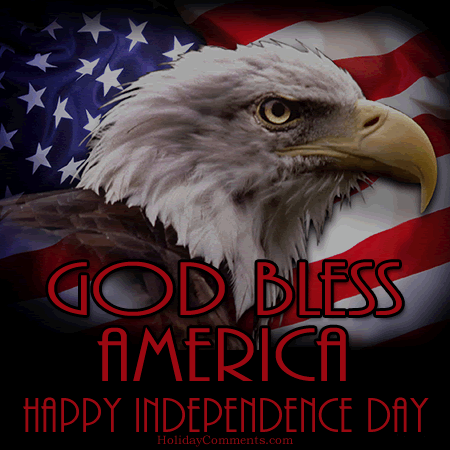 God Bless America Eagle Picture