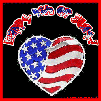 Heart July Fourth Picture