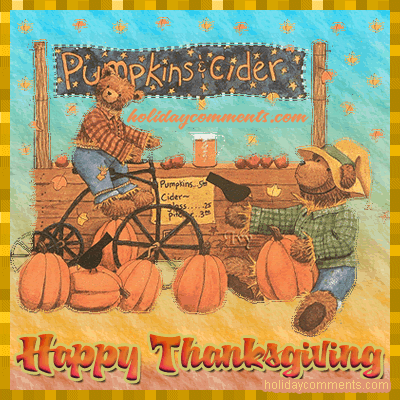 Bears Pumpkins Cider Picture