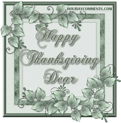 Dear Happy Tgiving Picture